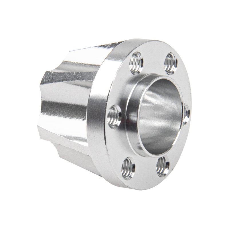 Vgoohobby Metal RC 12mm Wheel Hex Hub Extension Combiner Compatible with 1.9/2.2inch Wheel Rim Axial SCX10 Traxxas TRX4 D90 1/10 RC Crawler (15mm, Silver) - Image 4